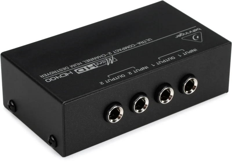Behringer MicroHD HD400 destructeur de bruits parasites ronflement 2 canaux
