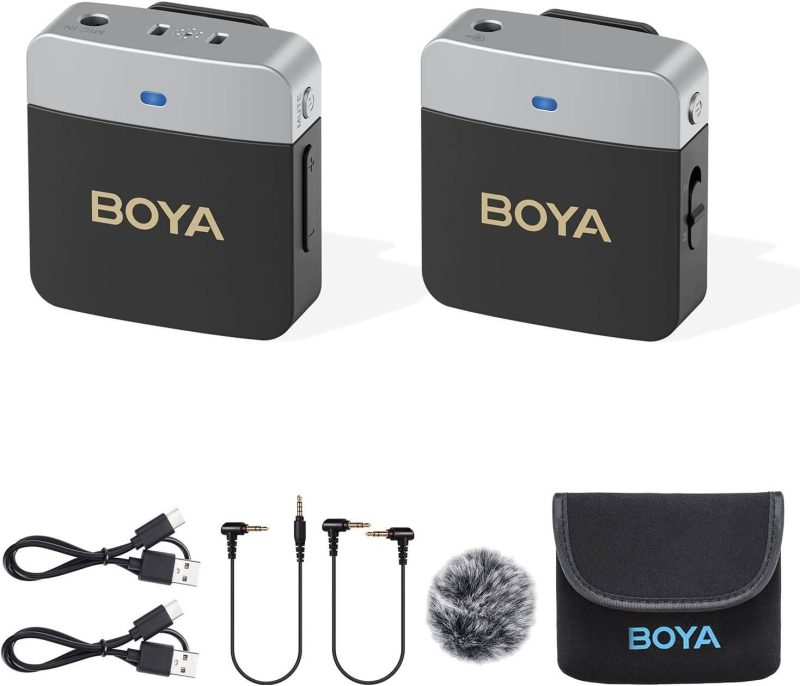 Microphone Cravate sans fil pour Cameras et Smartphone Boya BY M1V1