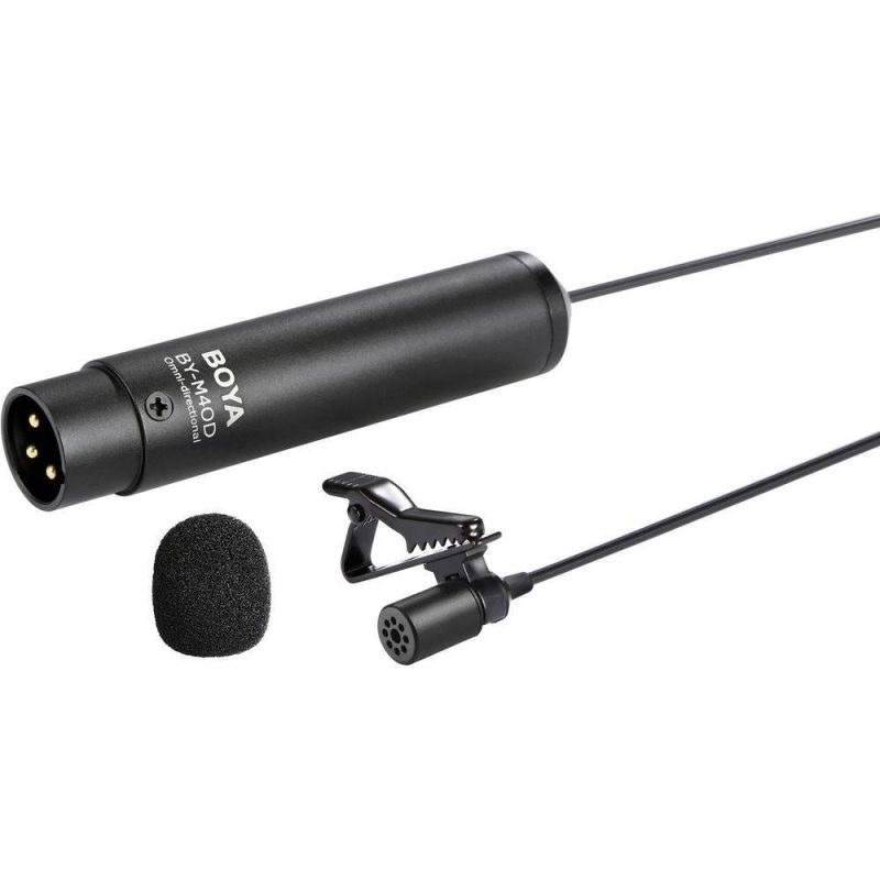Microphone cravate omnidirectionnel professionnel BOYA BY M40D