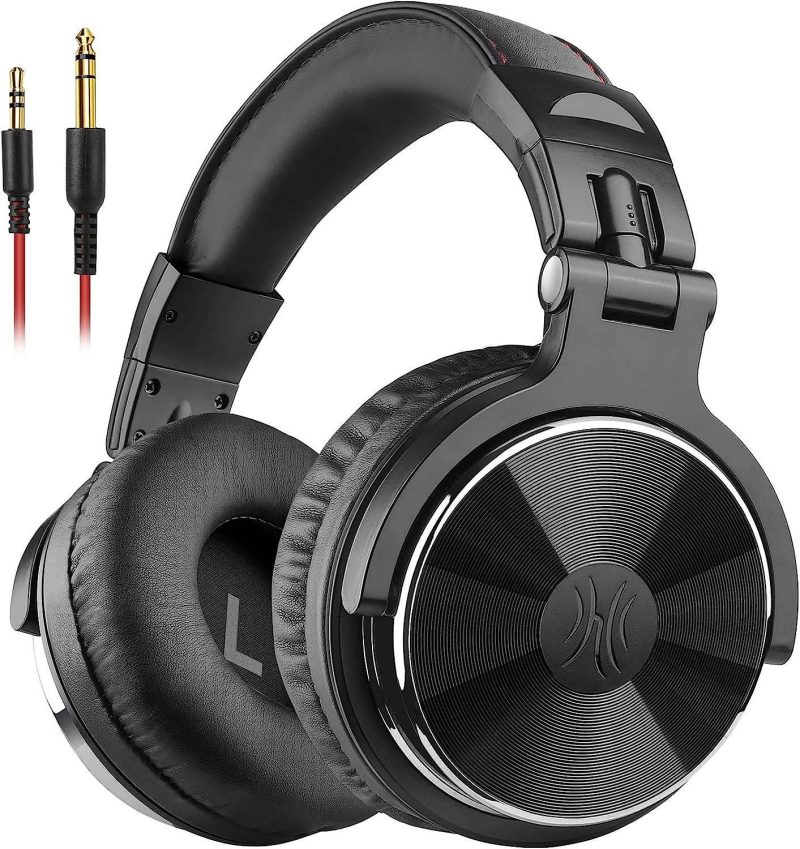 OneOdio Casque filaire sur loreille Hi Res Studio Monitor Mixing DJ Casques stereo