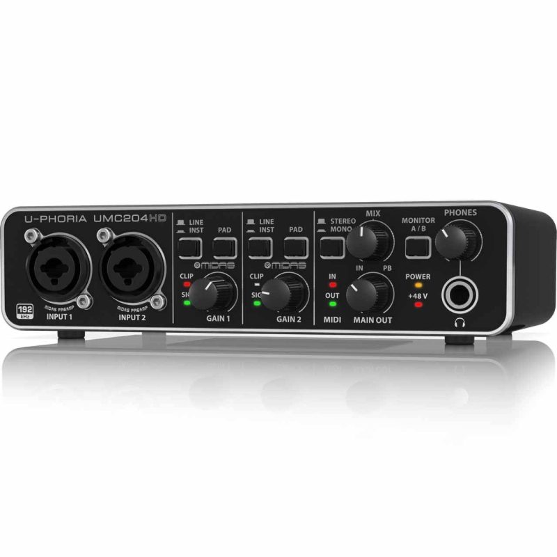 carte son Behringer UMC204HD 1