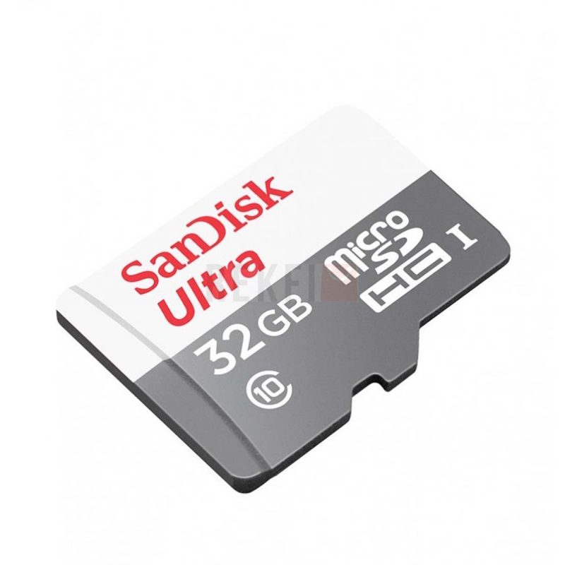 Carte memoire microSDHC SanDisk Ultra UHS I 32 Go avec adaptateur SD