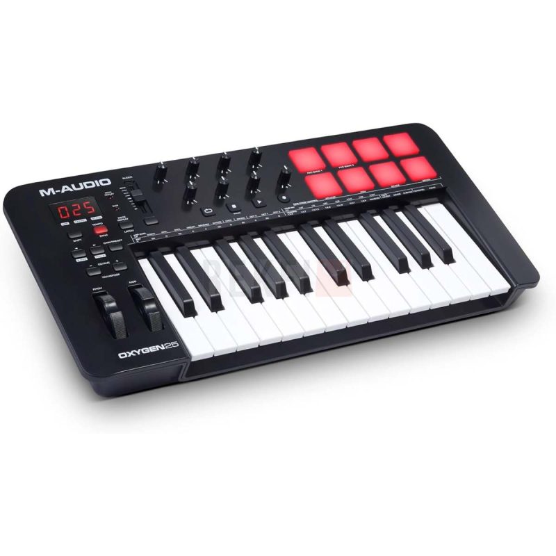 M Audio Oxygen 25V – Clavier maitre USB 25 touches avec pads et Smart Chord