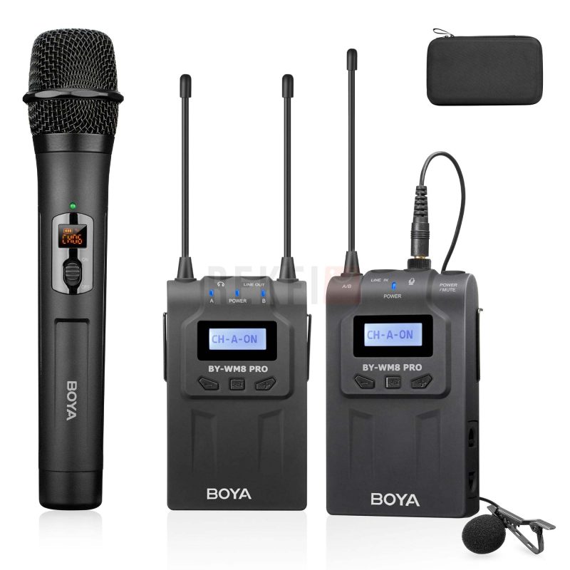Microphone Sans Fil Cravate a Main Boya By WM8 PRO K4