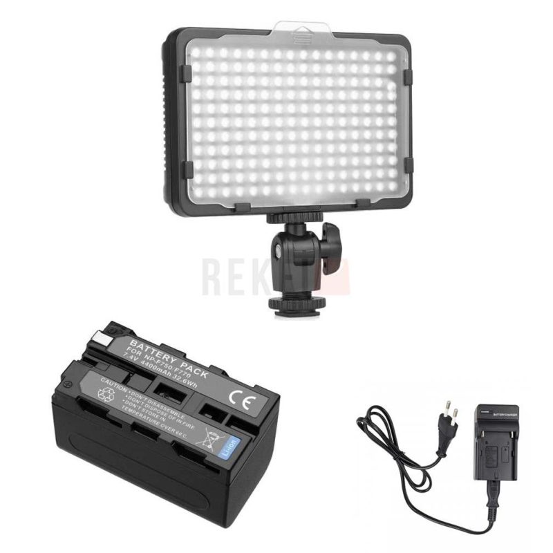 Tolifo PT 176S 5600K 3200K Ultra lumineux LED Pour camera 1