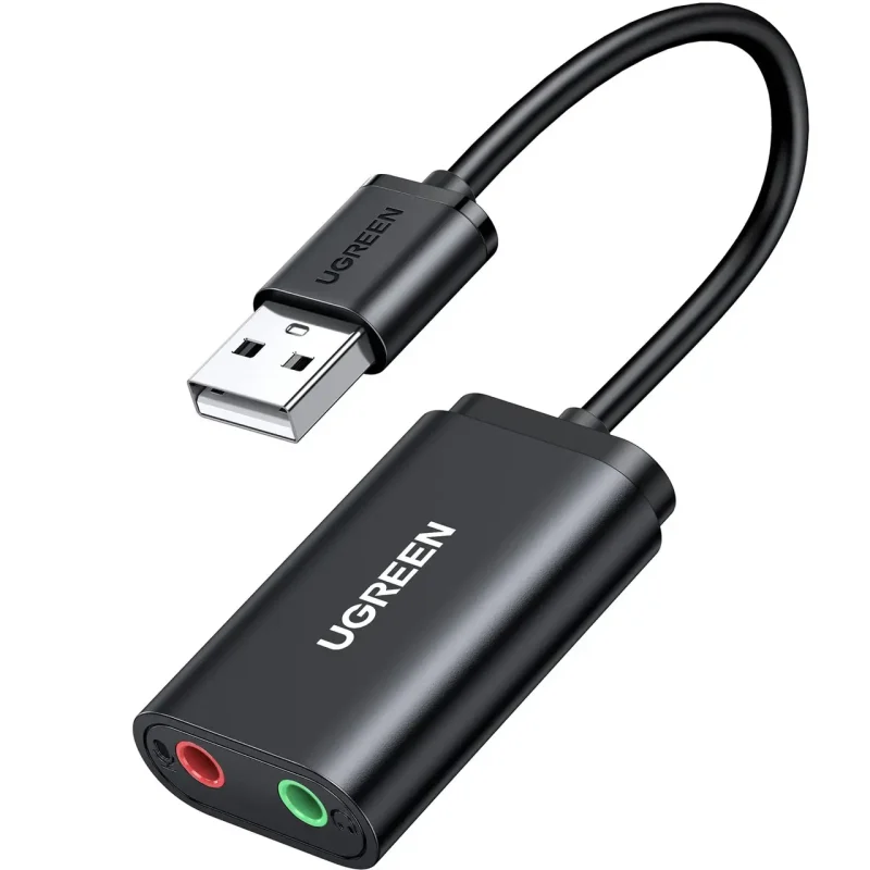 Carte son Ugreen Usb vers Jack Microphone et Audio