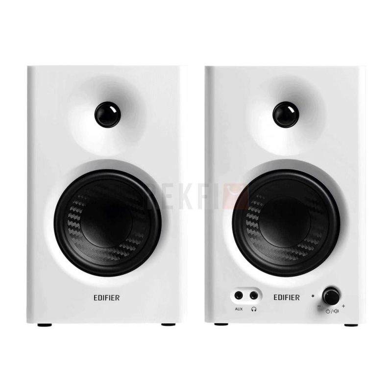 Edifier MR4 Moniteur de Studio Compact 2.0 Amplificateur Classe D Deux Modes Sonores 42W Blan