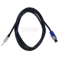 Câble d'enceinte haute qualité 1,5 mètres Speaker Twist 2 broches femelle vers Jack TS 6,3 mm mâle pro snake TPL 1,5 LP