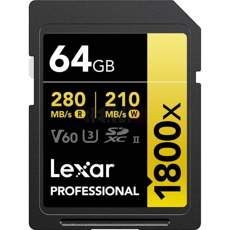 Carte Memoire Lexar 64GB V60