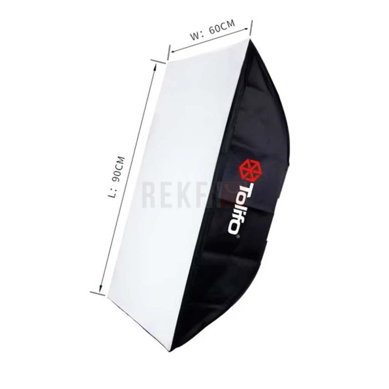 Softbox Bowen Tolifo 90x60cm pour led 6