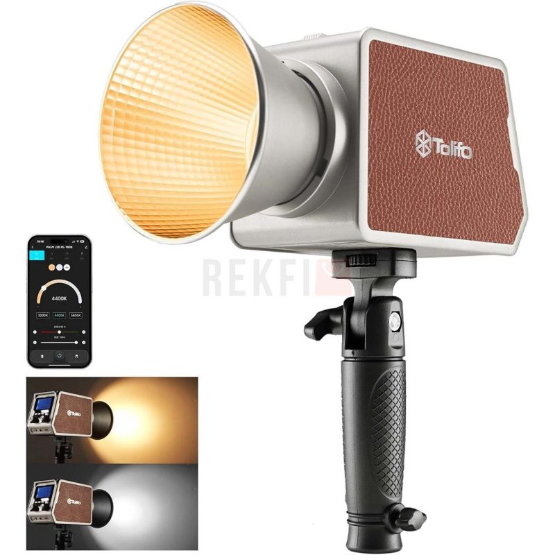 Tolifo PL 100 100W COB LED Video Light avec batterie integree