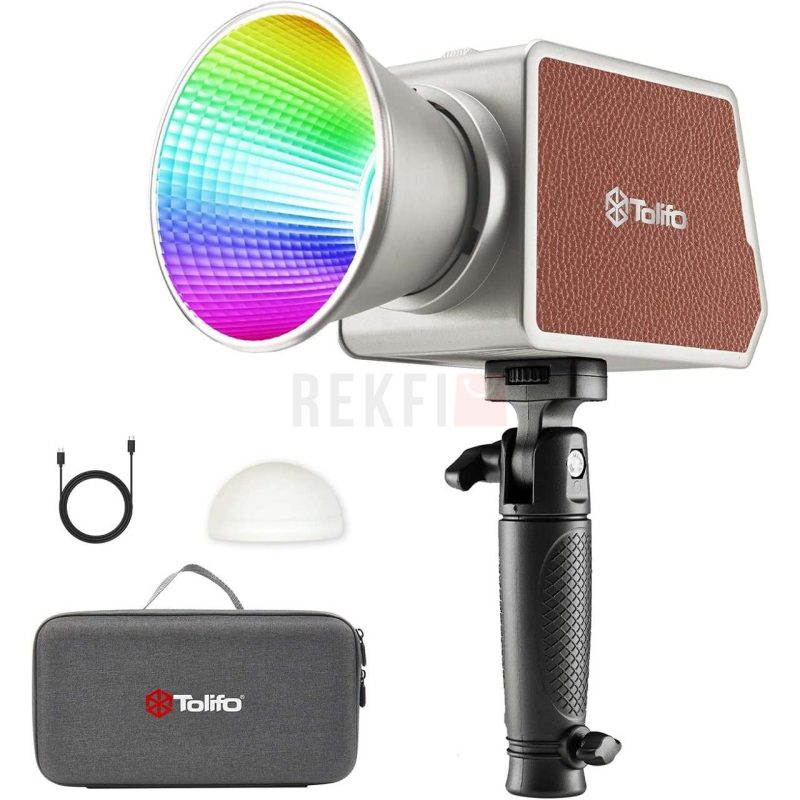 Tolifo PL 100RGB 100W LED Video Light avec batterie 4500mAh integree