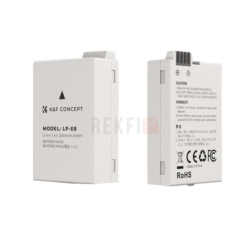 KF Concept Batterie Canon LP E8 2