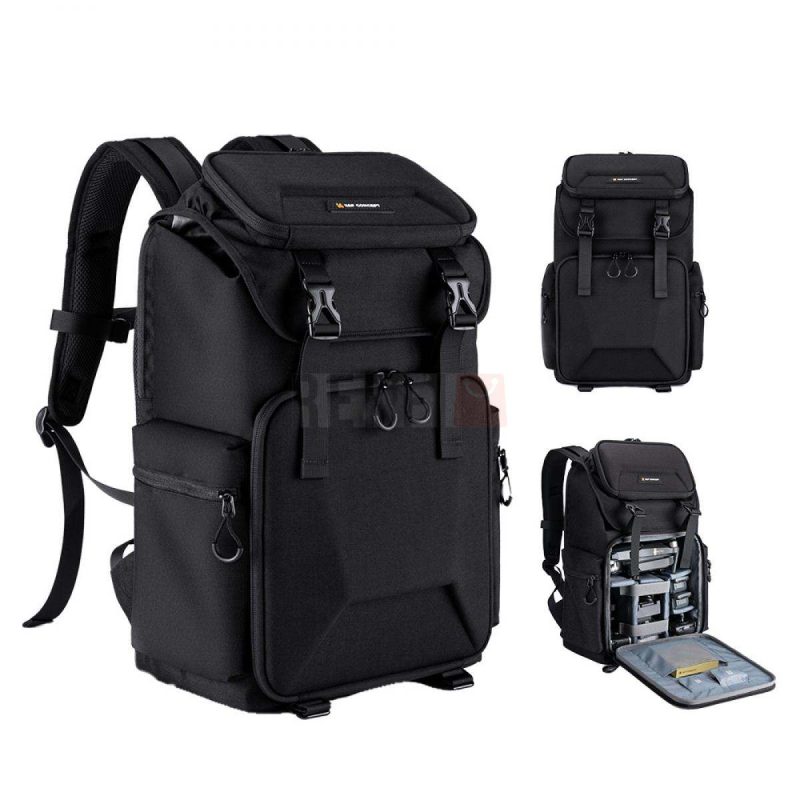 KF Concept Sac a Dos 25L pour appareil photo sac de voyage pour trepied