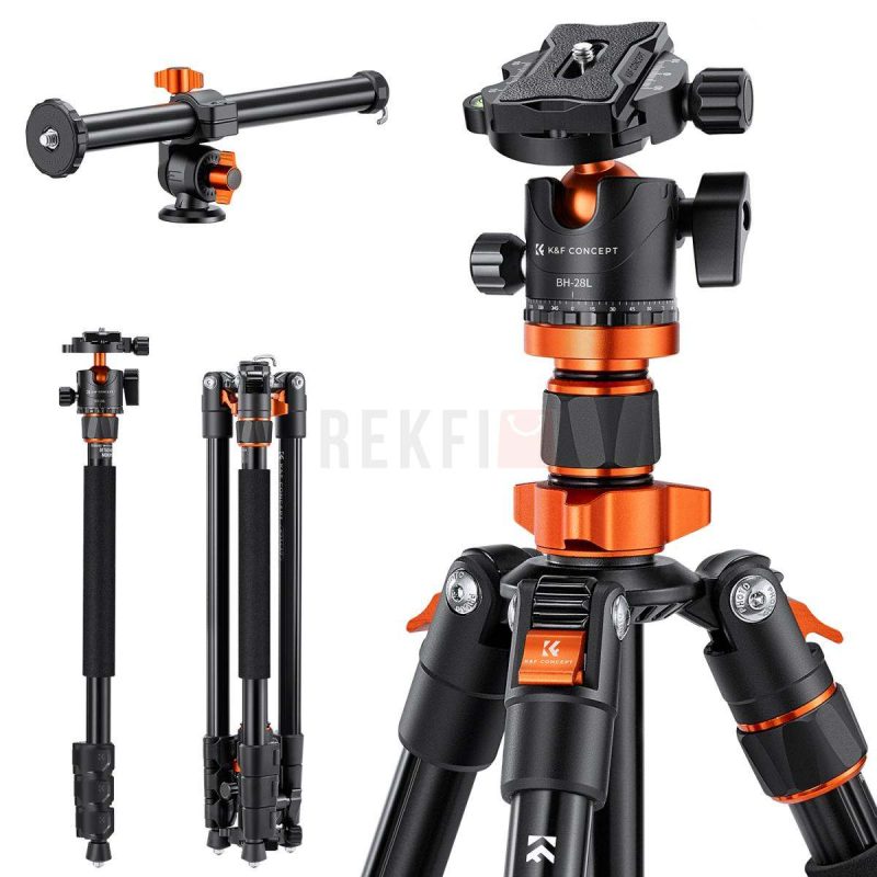 KF Concept Trepied Camera avec Monopode Amovible et Colonne Centrale K234A7