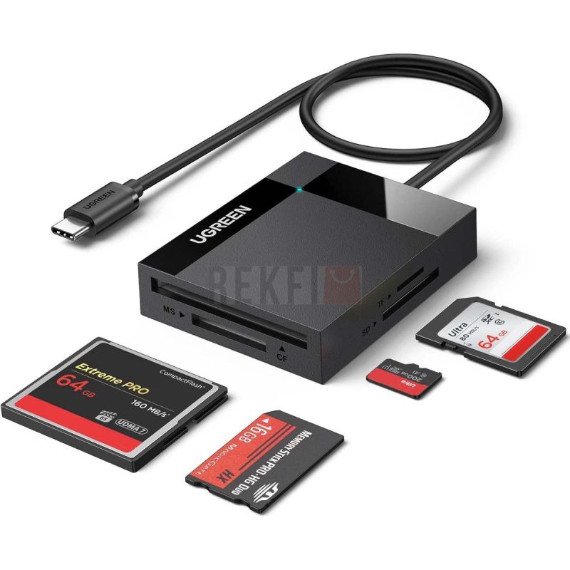 UGREEN 4 en 1 Lecteur Carte USB C SD Adaptateur de Carte SD Micro SD TF CF MS 5Gbps Lecteurs Carte Memoire 6