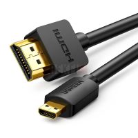 UGREEN Câble Micro HDMI Mâle vers HDMI Haut Débit Supporte 4K 60Hz 3D Ethernet ARC (3M)