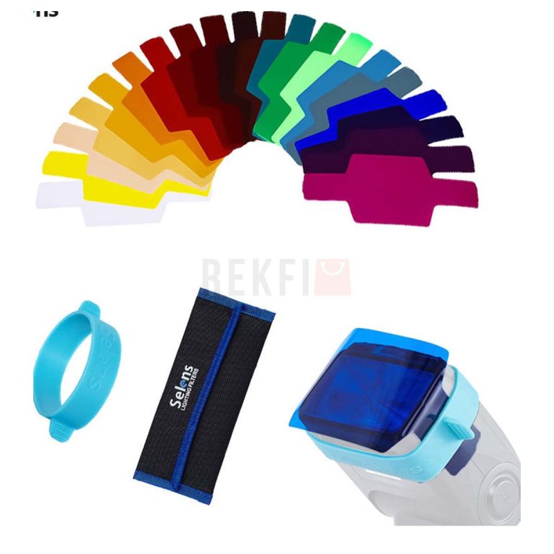Filtres de Couleur en Plastique Gel Filtre de Correction pour Flash Appareil Photo