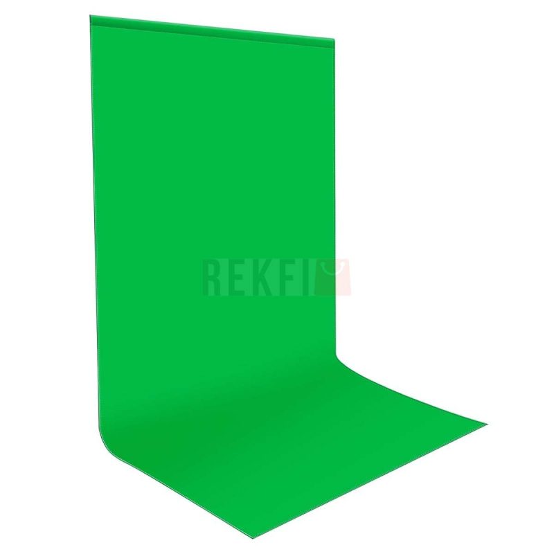 Fond Tissu Vert en Coton Mousseline pour studio photo et video 3 x 6 m