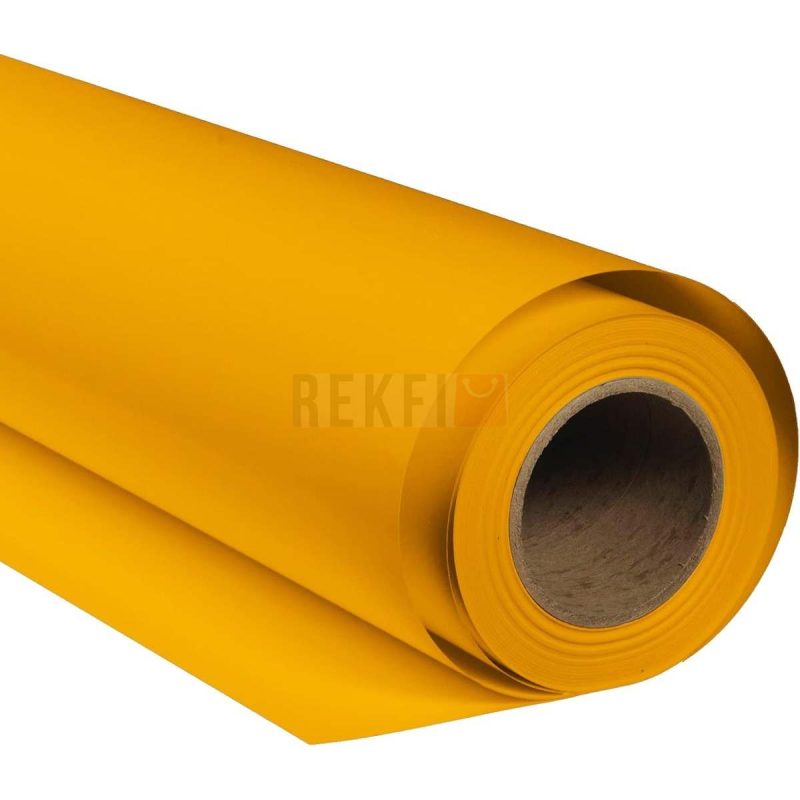 Fond papier Studio Photo Video Jaune Bouton dor 14 27x10m