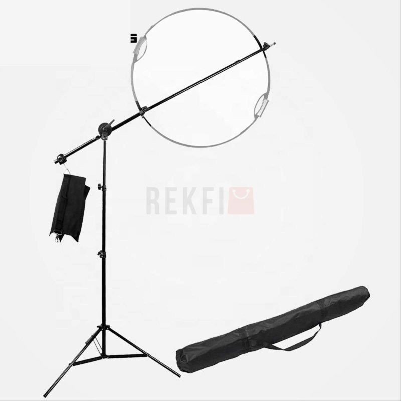 Support avec bras transversale extensible pour Studio Photo et Prise de Vue