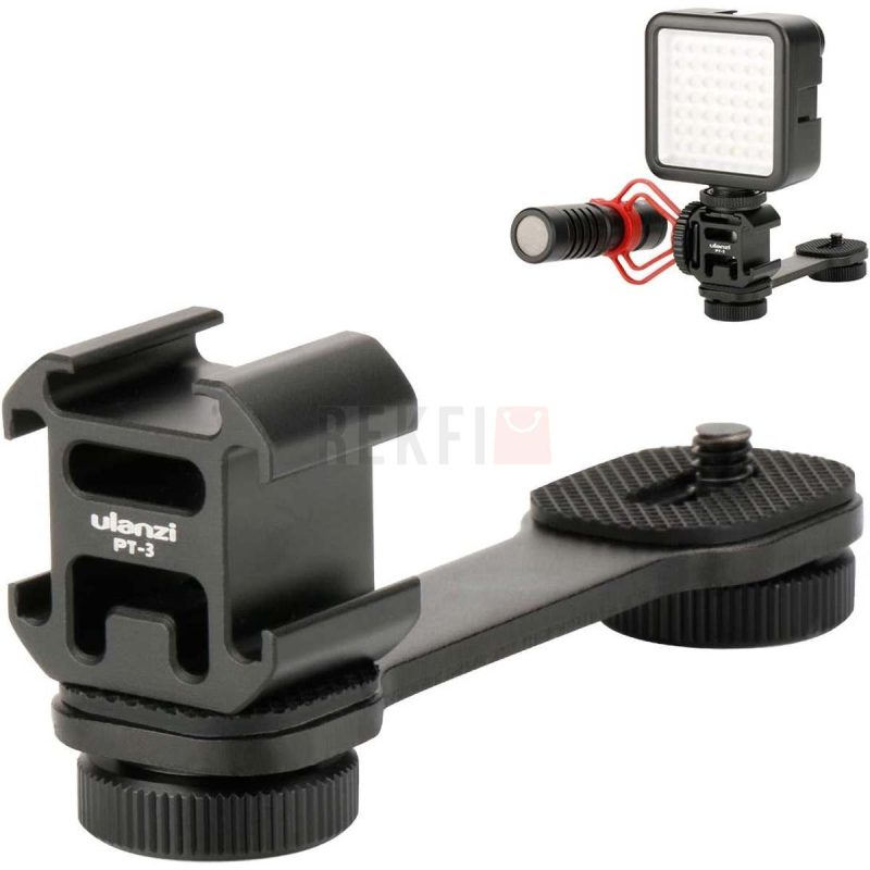 ULANZI PT 3 Triple Griffe Adaptateur en Aluminium