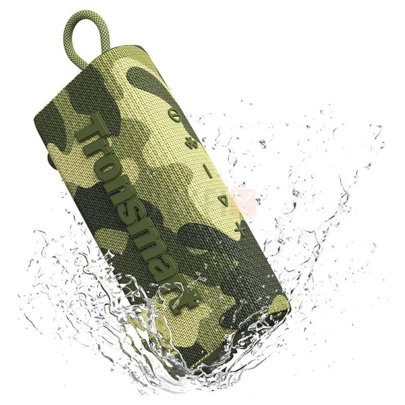 Enceinte Portable Bluetooth Tronsmart Trip etanche IPX7 20H dautonomie Micro integre Camouflage