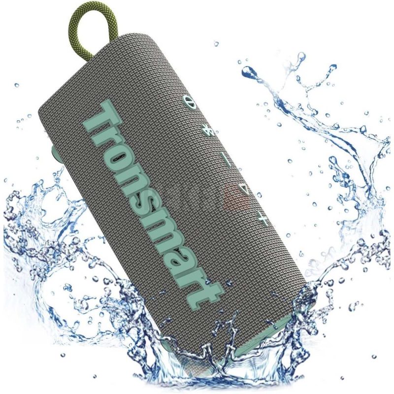 Enceinte Portable Bluetooth Tronsmart Trip etanche IPX7 20H dautonomie Micro integre Gris