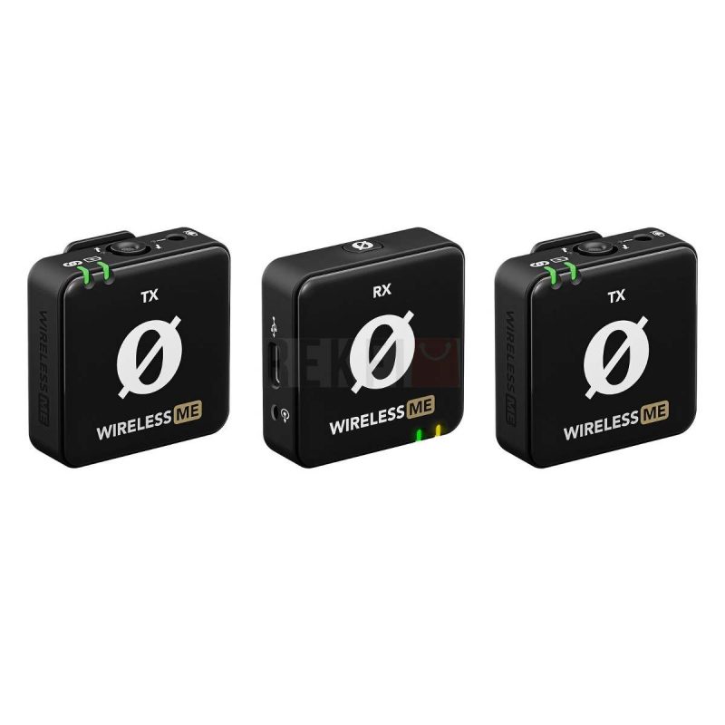 RODE Wireless ME Dual Set Systeme de Microphone sans Fil Compact pour Le cinema Les interviews et la creation de Contenu