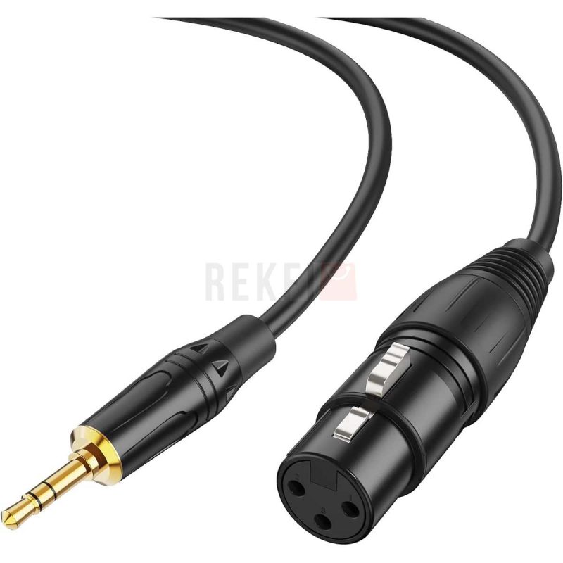 Cable XLR femelle mini Jack male TRS 5m