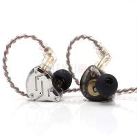 KZ ZS10 Pro, Ecouteurs Intra-Auriculaires 4BA+1DD à 5 conducteurs, Écouteurs filaires HiFi,  IEM Hybride, câble détachable encastré 2Pin
