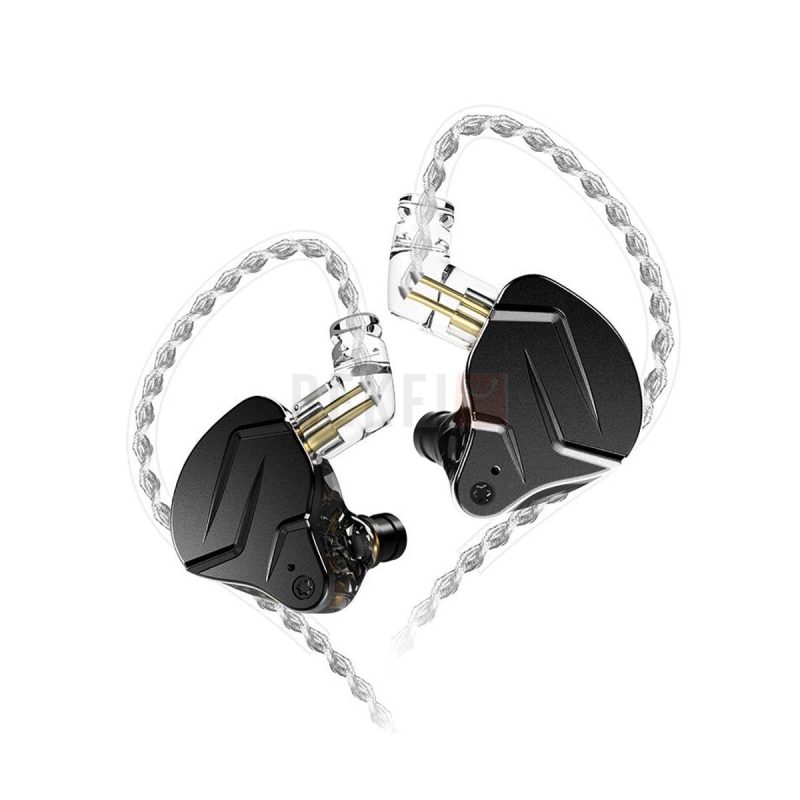 KZ ZSN Pro X 1DD1BA Ecouteurs intra auriculaires hybrides a armatures equilibrees Basses Riches en metal