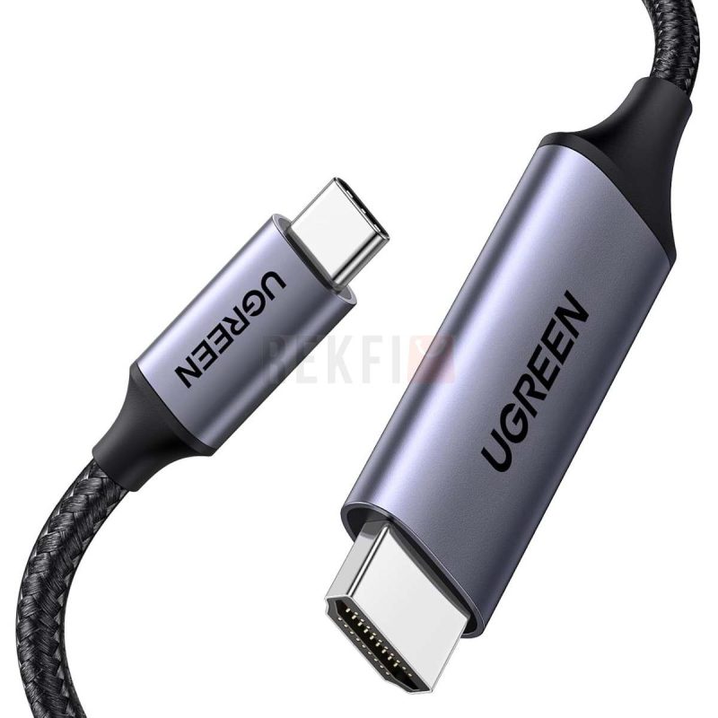 UGREEN Cable USB C vers HDMI 4K 60Hz 18Gbps Adaptateur Thunderbolt 4 3 Type C HDMI2.0 1M