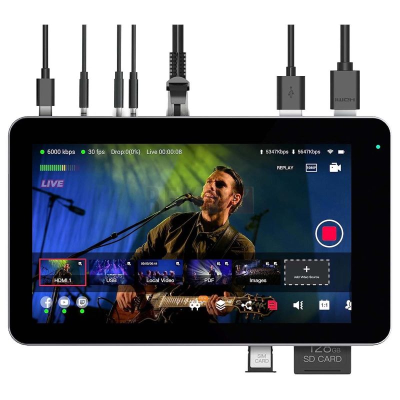 YoloLiv YoloBox Mini Encodeur et Moniteur de Diffusion en Direct Intelligent Tout en Un Ultra Portable EM Version