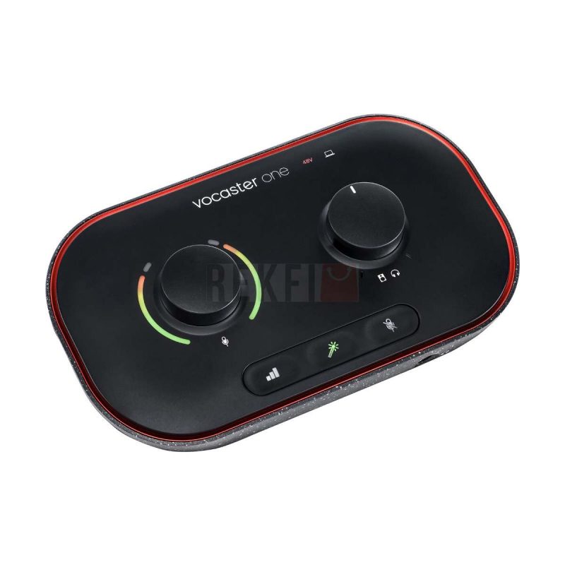 Focusrite Vocaster One — Carte Son pour les createurs de podcasts en solo