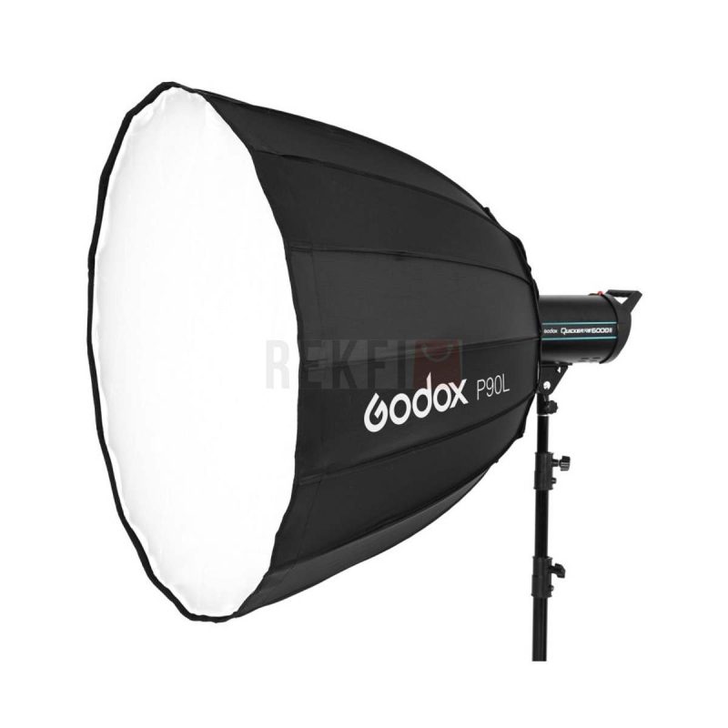 Godox P90L Softbox Hexadecagone Parabolique 90cm Monture Bowens