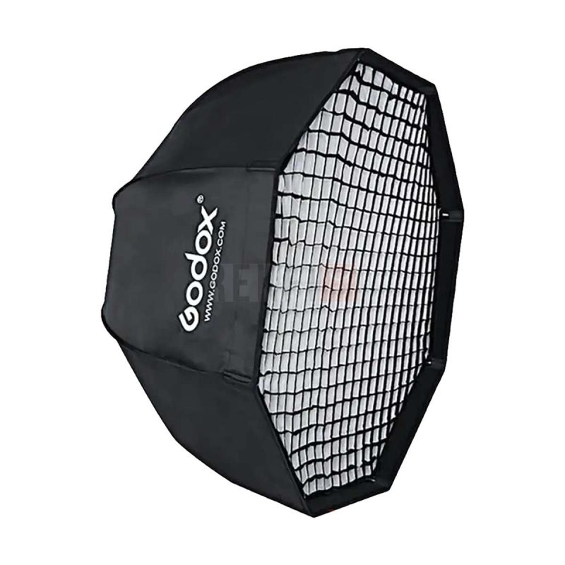 Godox SB GUE Softbox Octogonale 95 cm avec Grille Nid dAbeille – Monture Bowens pour Portrait Video et Studio Photo