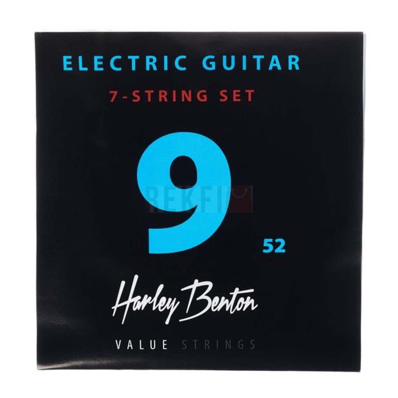 Harley Benton EL 7 9 52 – Jeu de Cordes Guitare Electrique 7 Cordes Nickel Calibre 9 52