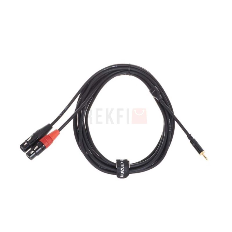 Pro Snake TPY 2030 KFF – Cable Insert Audio 3 m 2 XLR Femelles vers Mini Jack 35 mm Stereo