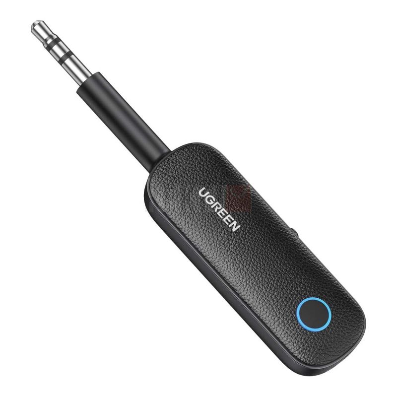 UGREEN 80893 Adaptateur Bluetooth 5.0 Jack 2 en 1 Emetteur Recepteur Audio AUX avec Micro – Pour TV Voiture Casque et Hi Fi