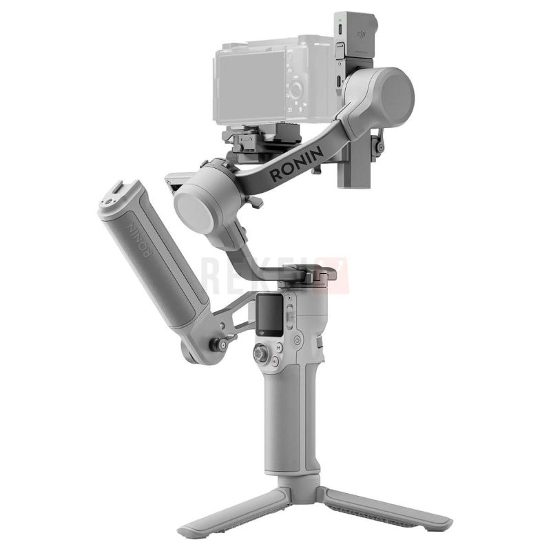 DJI RS 4 Mini Bundle – Stabilisateur 3 Axes pour Camera et Smartphone 2 kg Charge Verrouillage Auto Suivi Intelligent Poignee Mallette et Trepied
