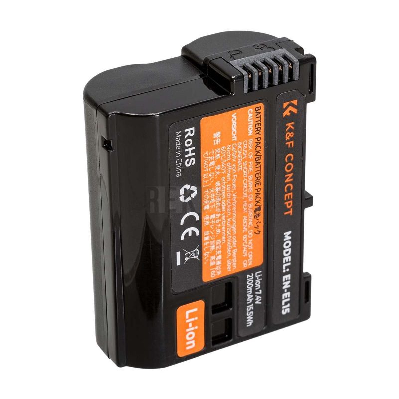 Batterie Nikon Z8 Z7 Z6 Z7ii Z6ii Z5 D850 D810 D810A D780 D750 D610 D500 D7500 D7200 KF EN EL15 Pour appareils photo Nikon KF28.0012V3