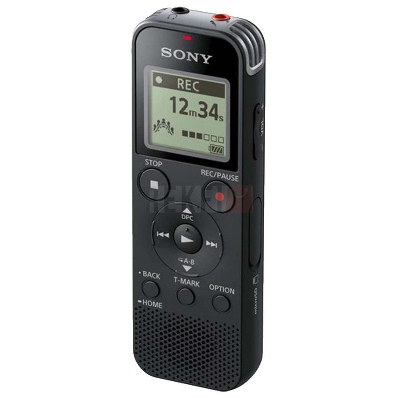 Sony ICD PX470 Dictaphone numerique Stereo 4 Go avec Slot Micro SD Standard noir