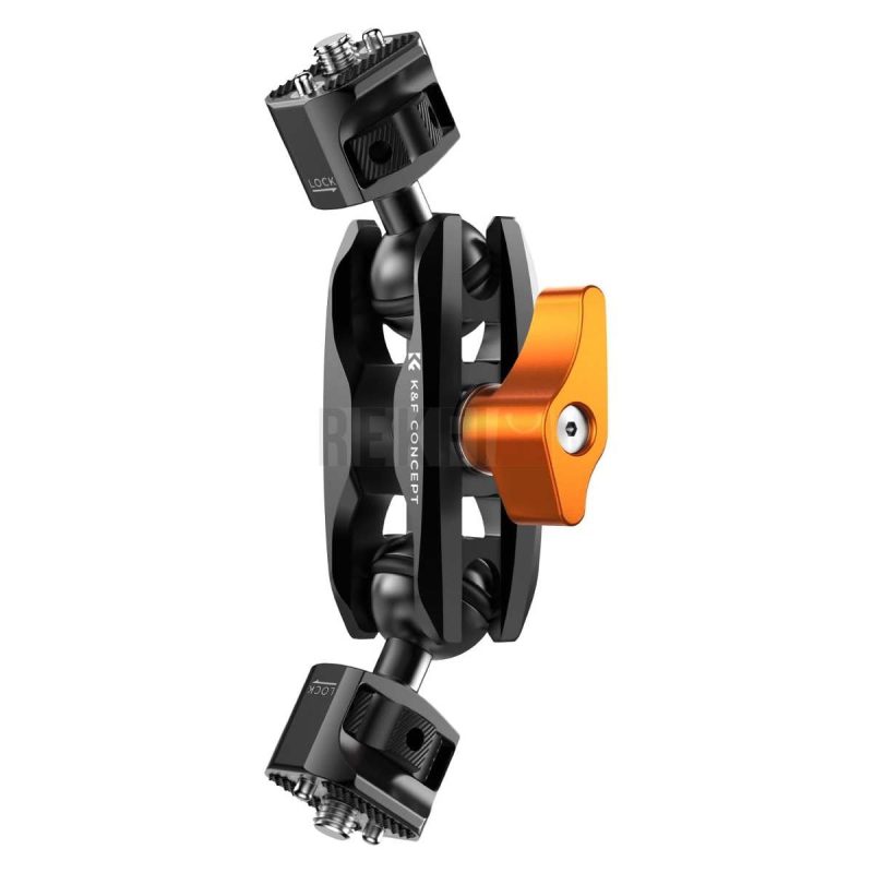 KF Concept MS14 – Bras Magique Universel 1422 avec Trou de Positionnement Alai Rotation Multi Angle 360° Compatible Camera Moniteur Microphone et Lumiere LED