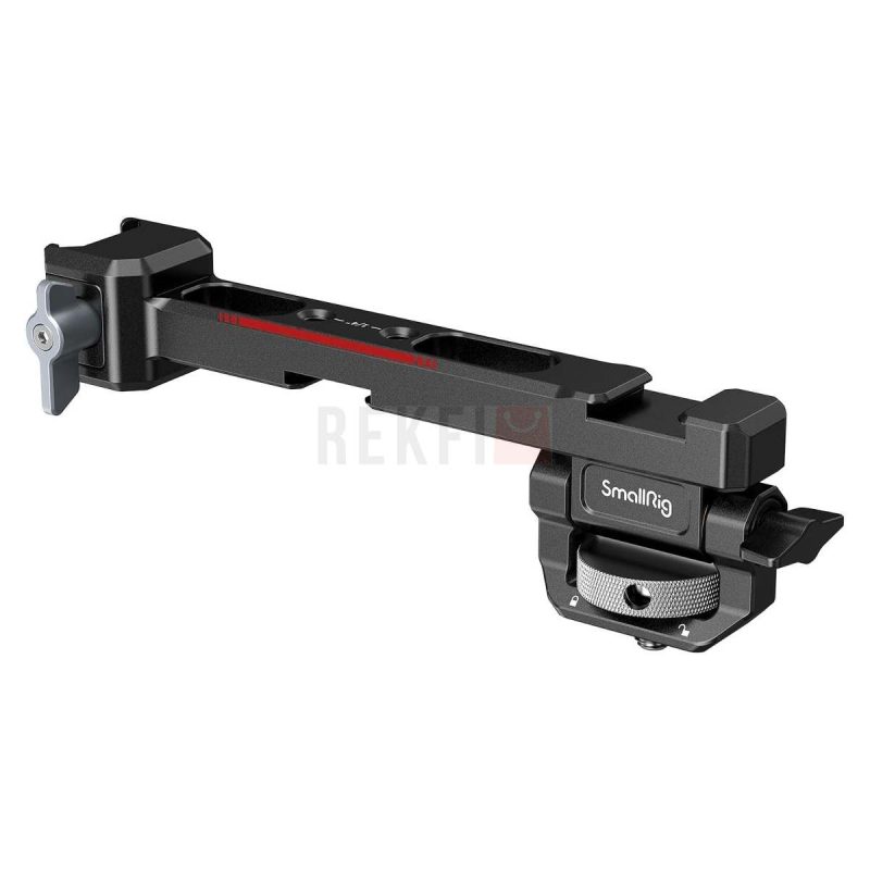 SMALLRIG 3026B – Support de Moniteur pour DJI RS 4 RS 3 RS 2 RSC 2 RS Mini avec Pince NATO a Degagement Rapide Conception Anti Torsion et Cold Shoe Integre pour Moniteurs 522 a 722