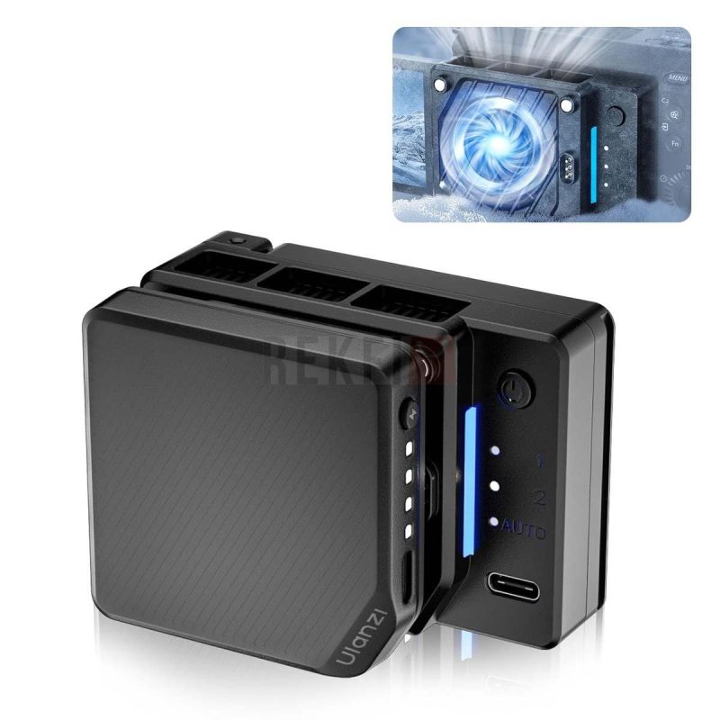 ULANZI CU01 KIT – Refroidisseur dAppareil Photo Professionnel avec Batterie 3300 mAh Ventilateur Silencieux USB C pour Sony Fujifilm Canon et Cameras Hybrides 4K6K