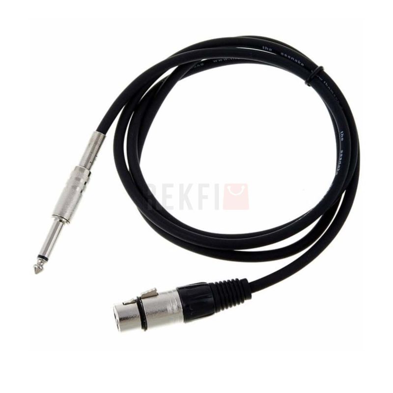 Cable audio XLR femelle Jack mono 63mm The Sssnake FXP1015 15m