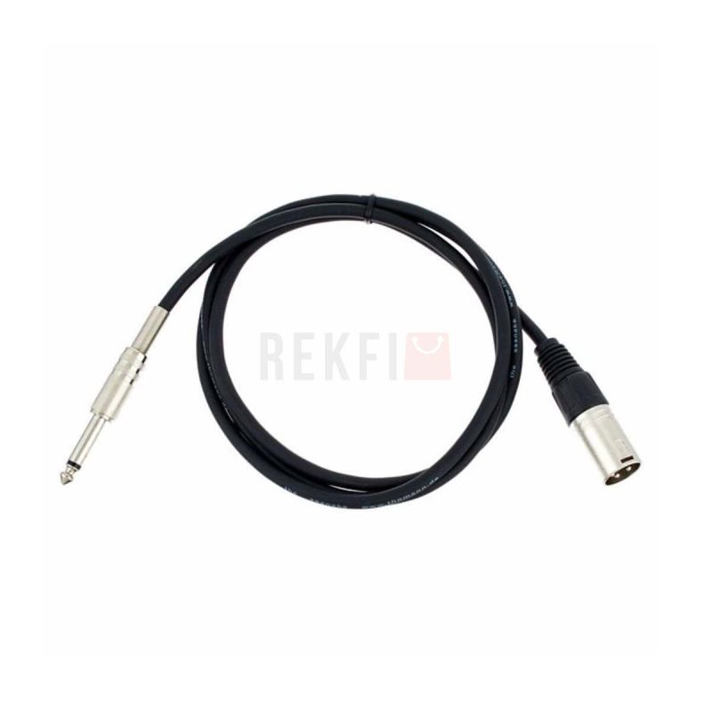 Cable audio XLR maleJack mono 63mm the sssnake MXP1015 15m