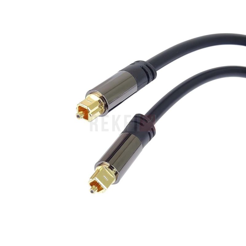 PremiumCord Cable audio optique Toslink 05 m Diametre Exterieur 6 mm Prise Toslink Cable numerique pour chaine stereo Hi Fi Soundable TV HQ Audio