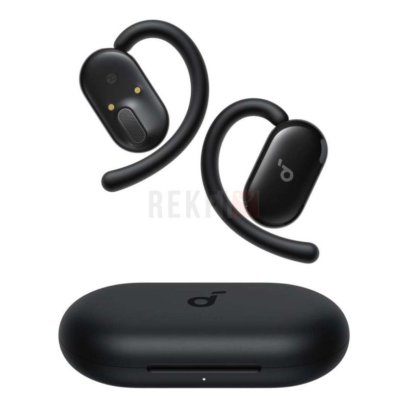 Soundcore V20i Ecouteurs Bluetooth sans Fil Open Ear by Anker Crochets Rotatifs Ultra Confort Basses Puissantes Appels Clairs IP55 36H dAutonomie Bluetooth 5.4 Connexion Multipoint